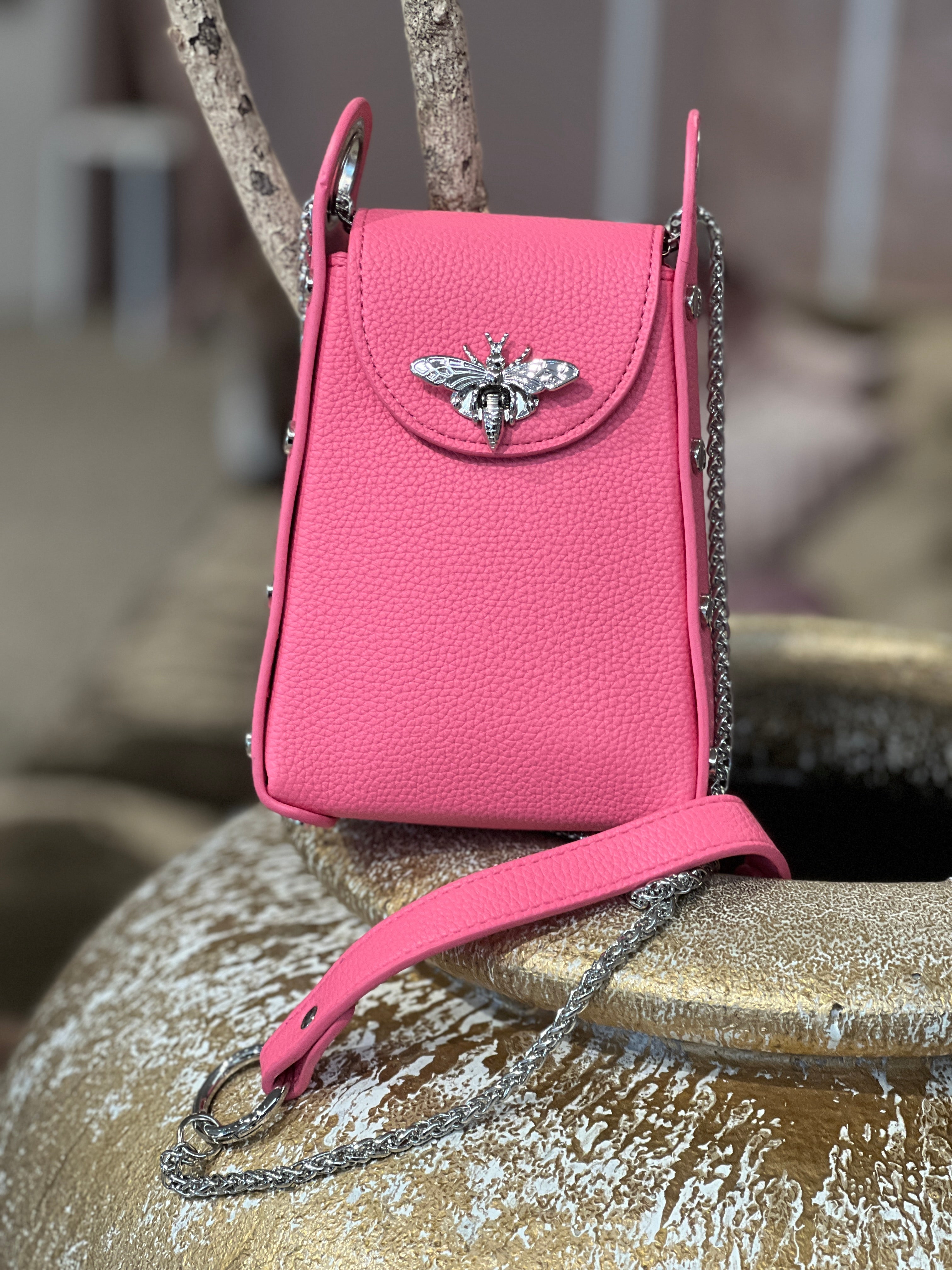 Layla - Cool liten väska med silverkedja och bi-försegling